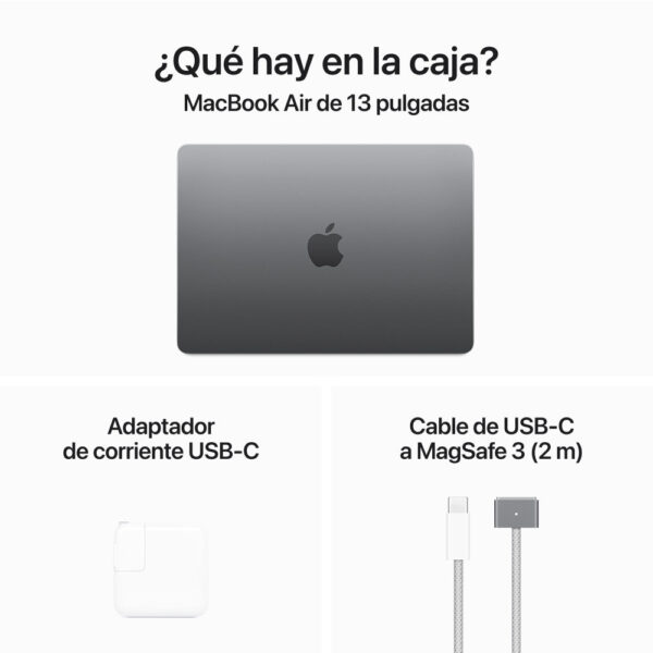 MacBook Air 15" Chip M3 24GB 512GB 35W Gris espacial