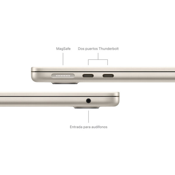 MacBook Air 15" Chip M3 16GB 256GB 35W Blanco estrella