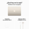 MacBook Air 15" Chip M3 16GB 256GB 35W Blanco estrella