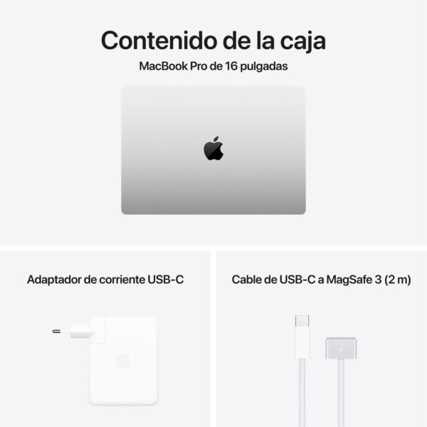 MacBook Pro 16" Chip M4 Pro 24GB 1TB Plata