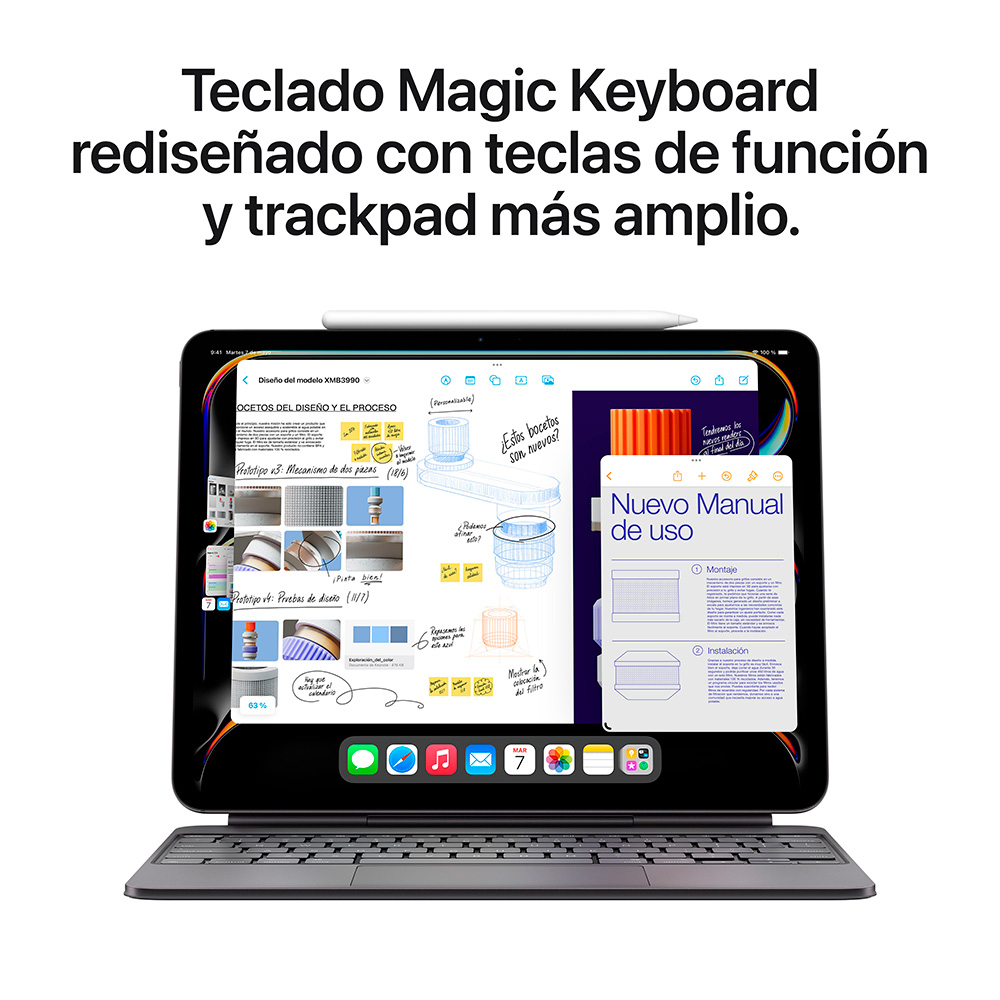 iPad Pro 13" Chip M4 1TB Vidrio Nanotexturizado Negro espacial