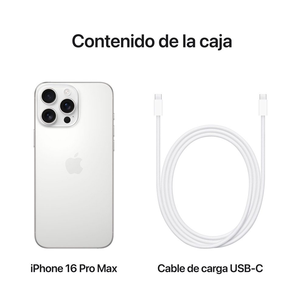 iPhone 16 Pro Max 1TB Titanio Blanco