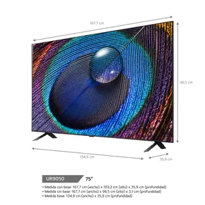 Televisor LG 75'' 4K- UHD AI ThinQ - Smart TV WebOS 23 Smart TV LG Led 4K UHD 75" 75UR9050PSJ