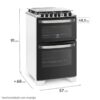 159886-1200-1200 Cocina Doble Horno Sup/Eléctrico Inf/Gas Electrolux 56DBQ