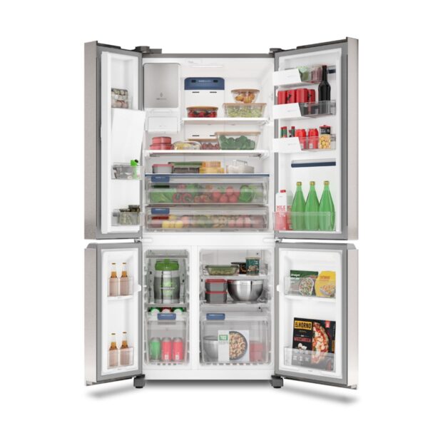 Heladera Electrolux Multidoor No Frost Inverter Flexispace 620L Plata IQ8IS