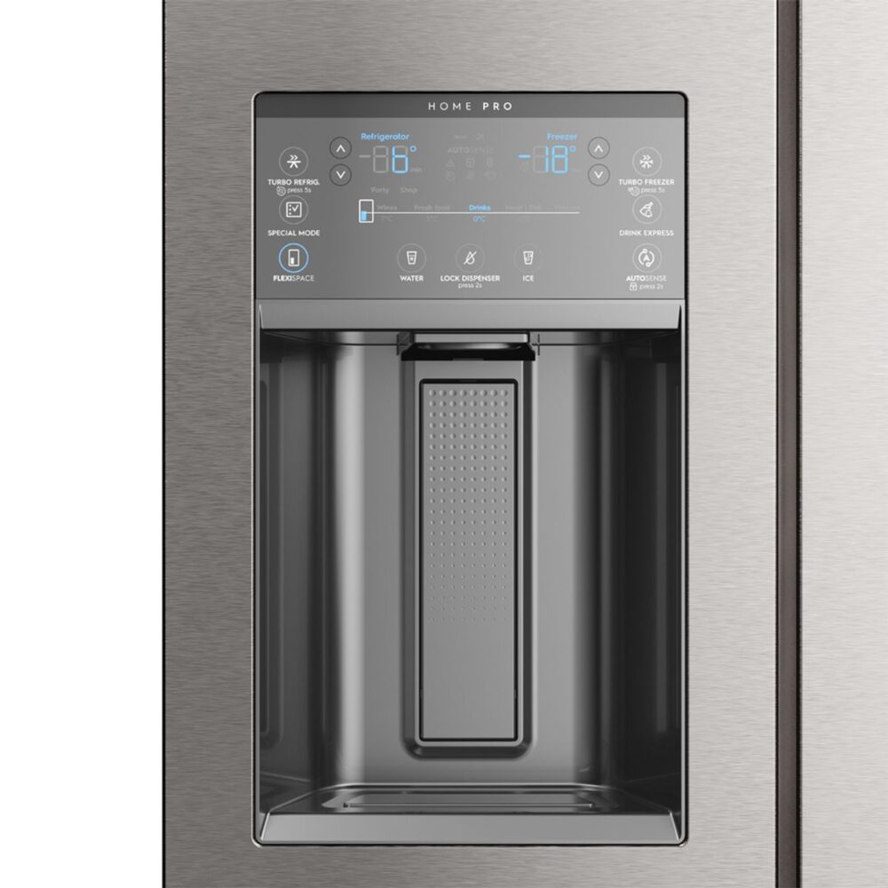 Heladera Electrolux Multidoor No Frost Inverter Flexispace 620L Plata IQ8IS