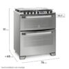 Cocina Doble Horno Gas-Gas Electrolux 76dxr