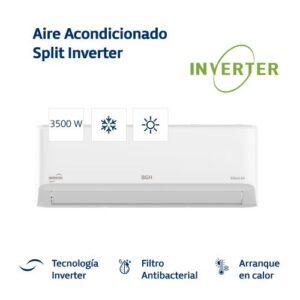 Aire Acondicionado Split Frío/Calor BGH Silent Air Inverter 3000F 3500W BSI35WCGT