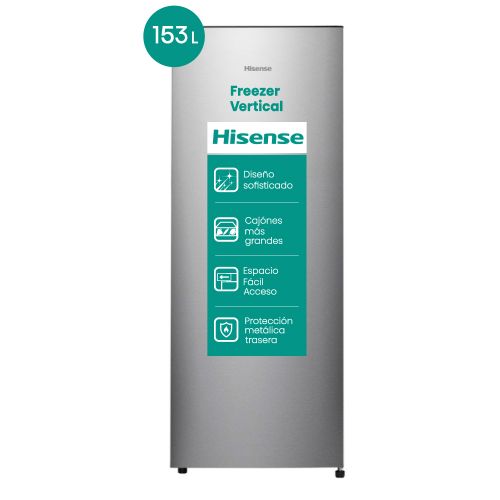 Freezer RS20DC 153 L - Hisense Freezer Vertical Hisense RS-20DCS 153 Lt