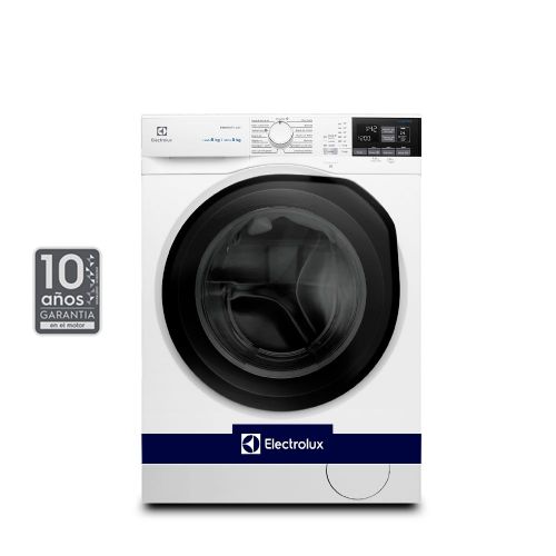 Lavasecarropas Carga Frontal Inverter Electrolux 8Kg 5Kg EWD08B