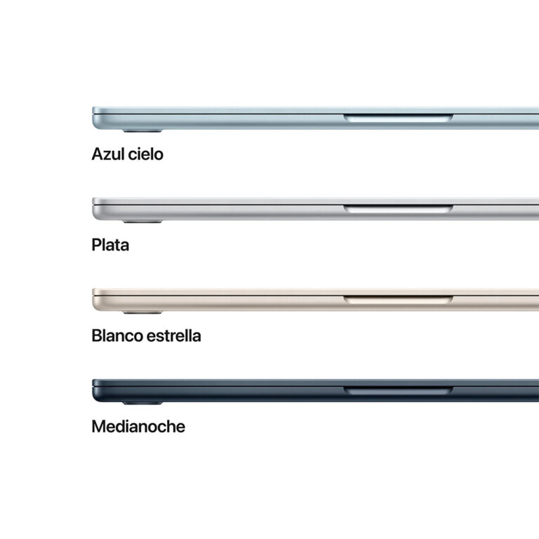 MacBook Air 13 M4 16GB 256GB Blanco estrella MacBook Air 13" Chip M4 16GB 256GB Medianoche