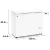 Freezer Horizontal Gafa Blanco Inverter 280lts FGHI300B-L