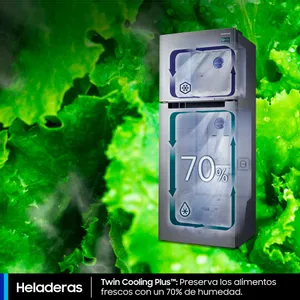 Heladera Samsung No Frost Inverter RT38K5932SL 396Lts