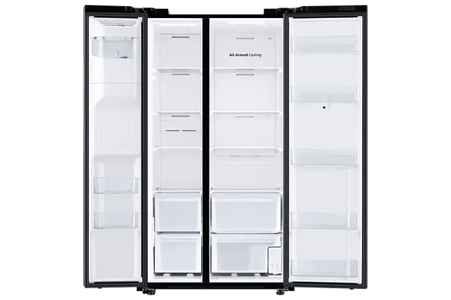 Heladera Side by Side Samsung RS27T5561B1 Family Hub 685L Black Inox
